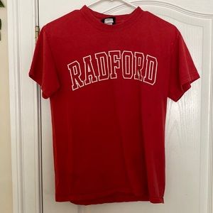 Small red tee from Radford